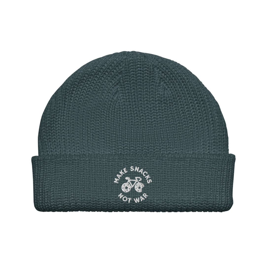 'Make Snacks Not War' Fisherman Beanie - The Fun Shop by Tegan