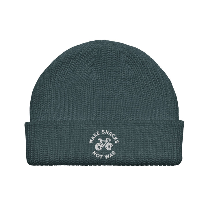 'Make Snacks Not War' Fisherman Beanie - The Fun Shop by Tegan