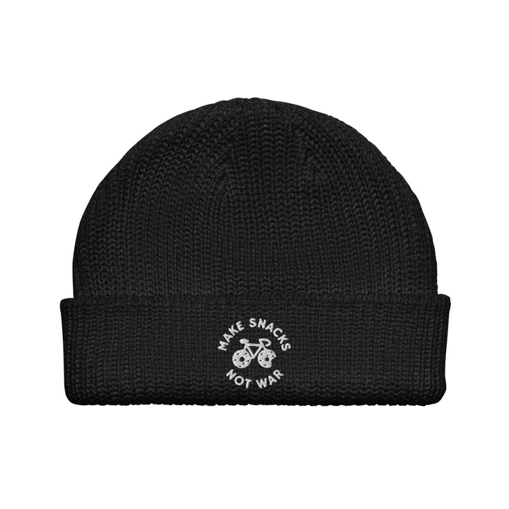 'Make Snacks Not War' Fisherman Beanie - The Fun Shop by Tegan