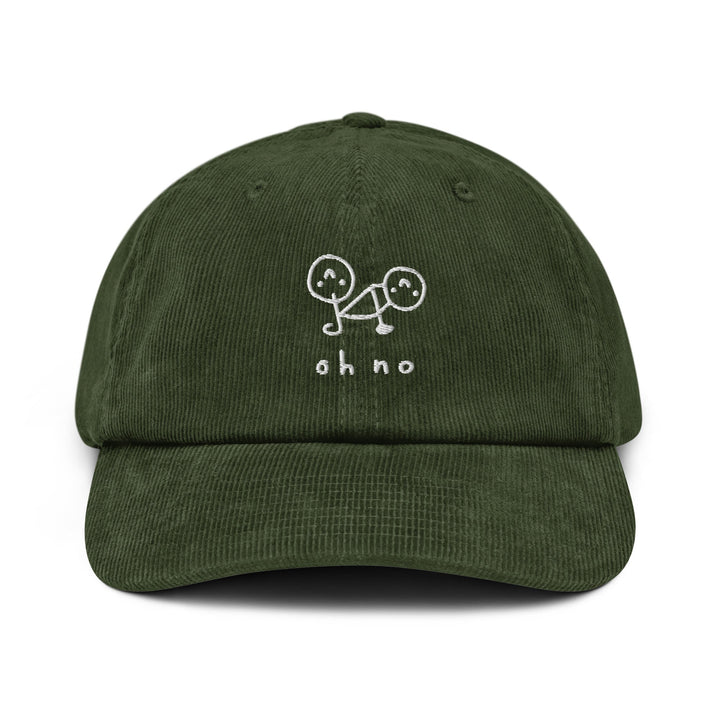 'OH NO' Corduroy Cap - The Fun Shop by Tegan
