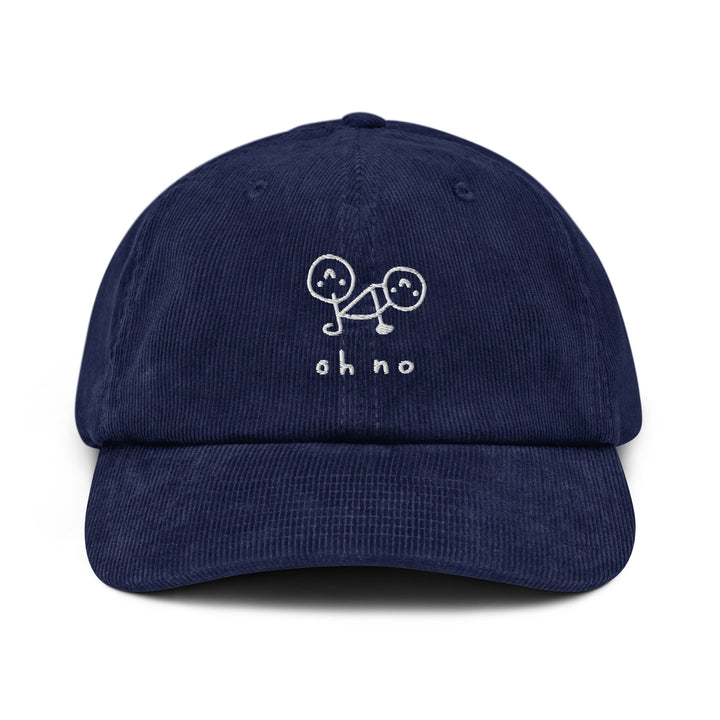 'OH NO' Corduroy Cap - The Fun Shop by Tegan