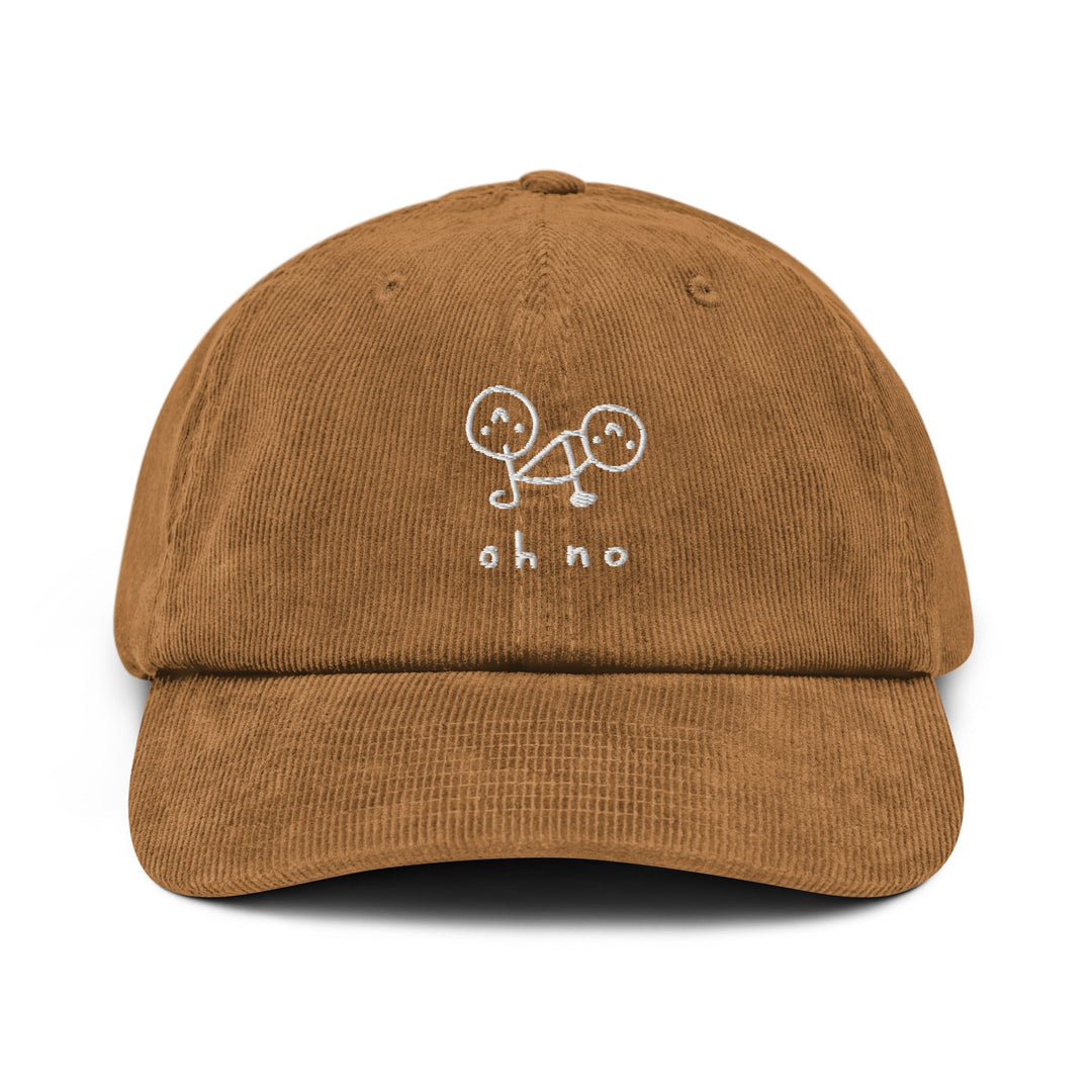 'OH NO' Corduroy Cap - The Fun Shop by Tegan