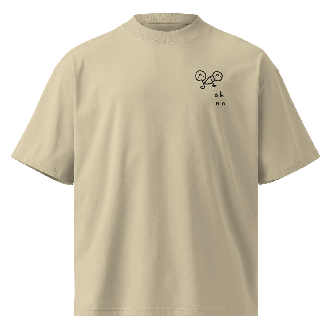 'Oh No' High Neck Oversized Tee - The Fun Shop by Tegan