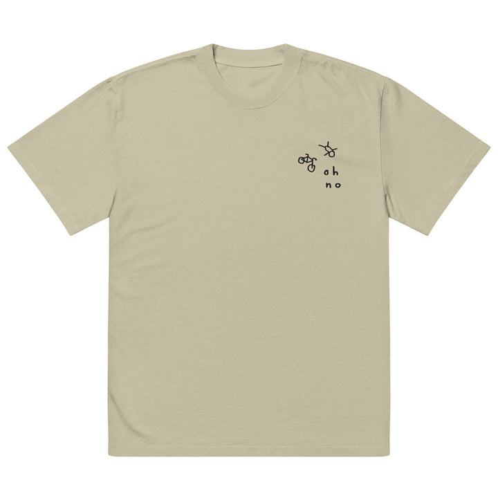 'Oh No' Oversized Faded Tee - The Fun Shop by Tegan