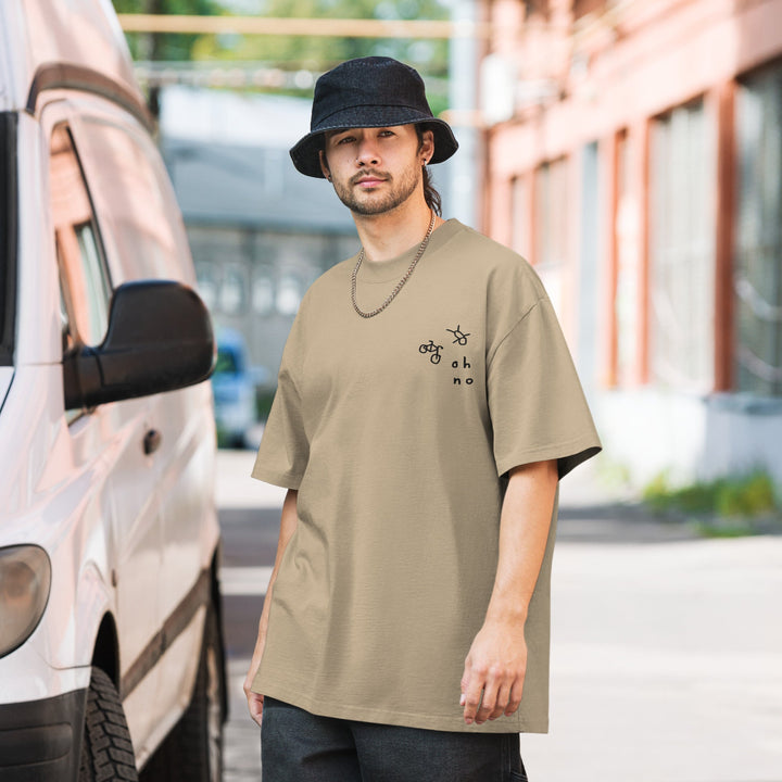 'Oh No' Oversized Faded Tee - The Fun Shop by Tegan