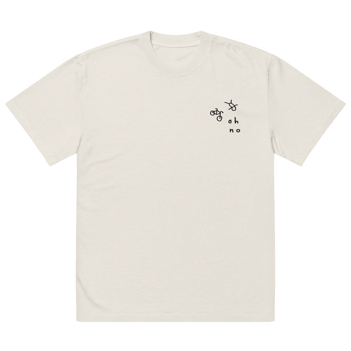 'Oh No' Oversized Faded Tee - The Fun Shop by Tegan