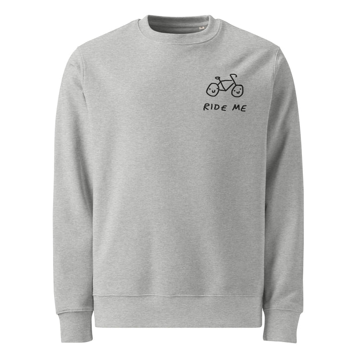 'Ride Me' Embroidered Organic Sweatshirt - The Fun Shop by Tegan