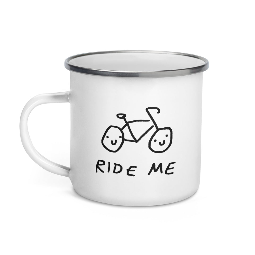 'Ride Me' Enamel Mug - THE FUN SHOP by Tegan