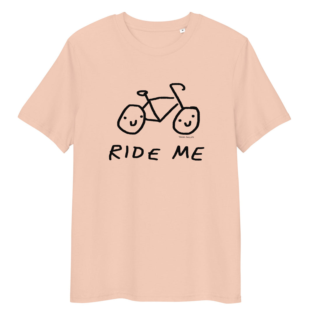 'Ride Me' Organic Cotton Tee - THE FUN SHOP by Tegan