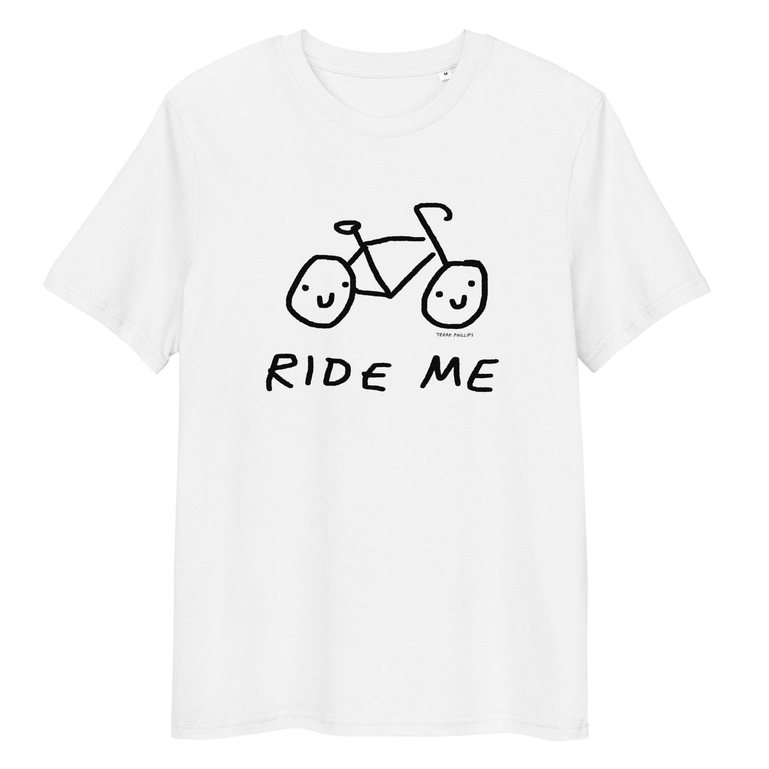 'Ride Me' Organic Cotton Tee - THE FUN SHOP by Tegan