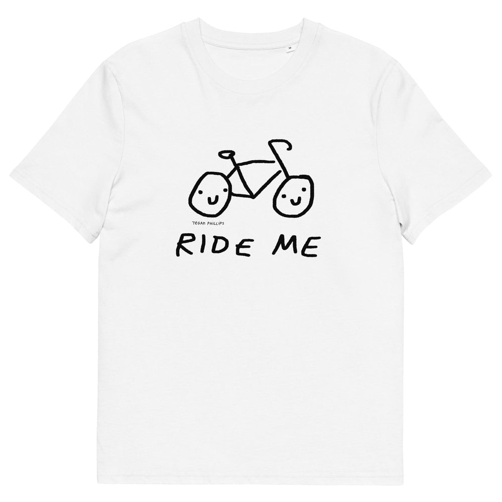 'Ride Me' Organic Cotton Tee - THE FUN SHOP by Tegan