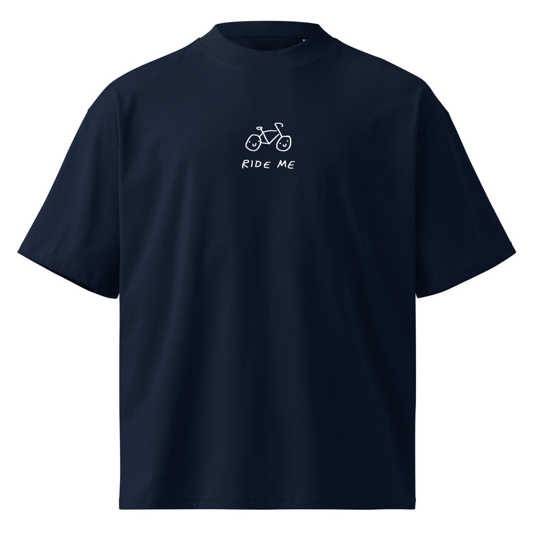'Ride Me' Unisex Organic Oversized High Neck Tee - The Fun Shop by Tegan