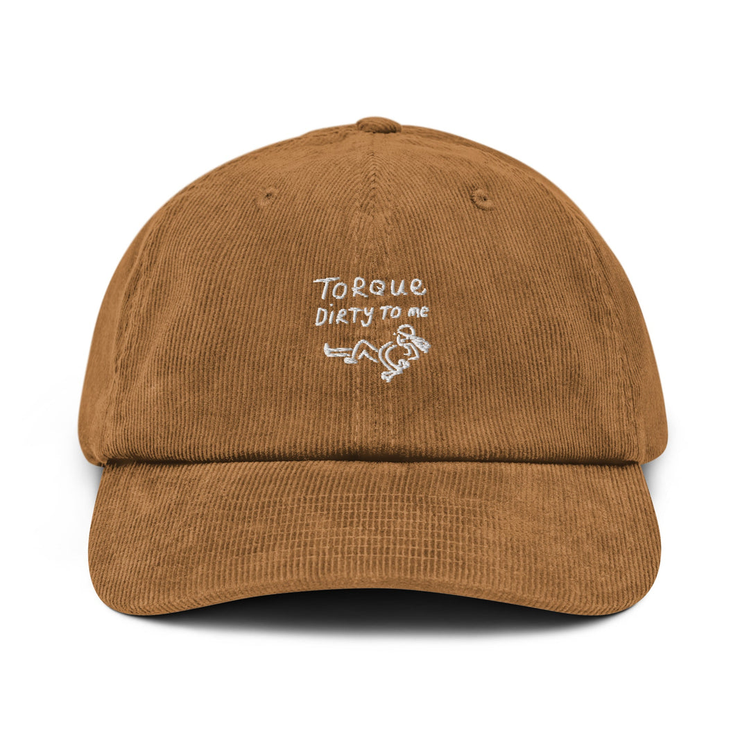 'Talk Dirty to Me' Corduroy hat - The Fun Shop by Tegan
