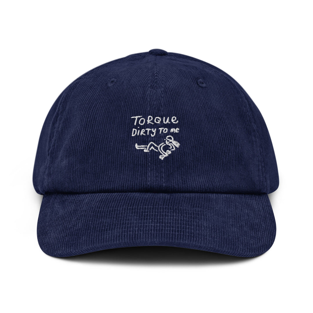 'Talk Dirty to Me' Corduroy hat - The Fun Shop by Tegan