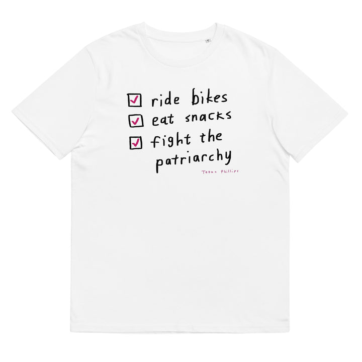 'The Checklist' Femmes Season organic cotton tee - The Fun Shop by Tegan