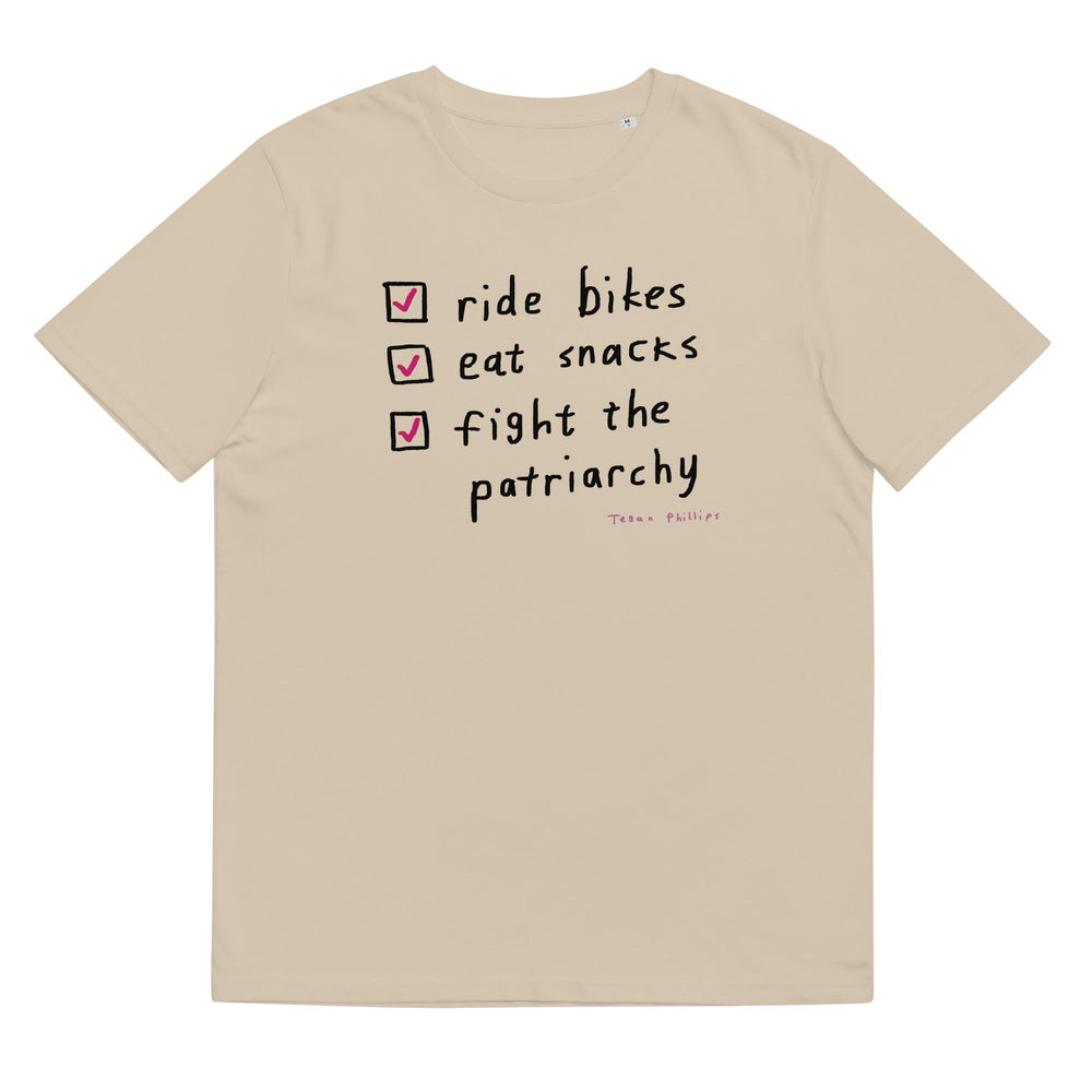'The Checklist' Femmes Season organic cotton tee - The Fun Shop by Tegan
