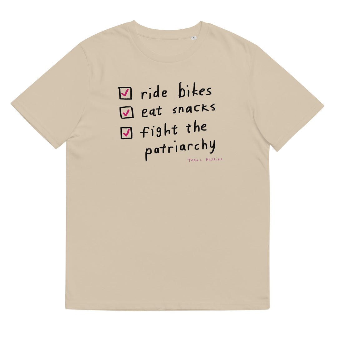 'The Checklist' Femmes Season organic cotton tee - The Fun Shop by Tegan