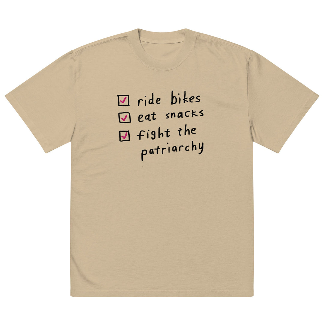 'The Checklist' Femmes Season Oversized Tee - The Fun Shop by Tegan