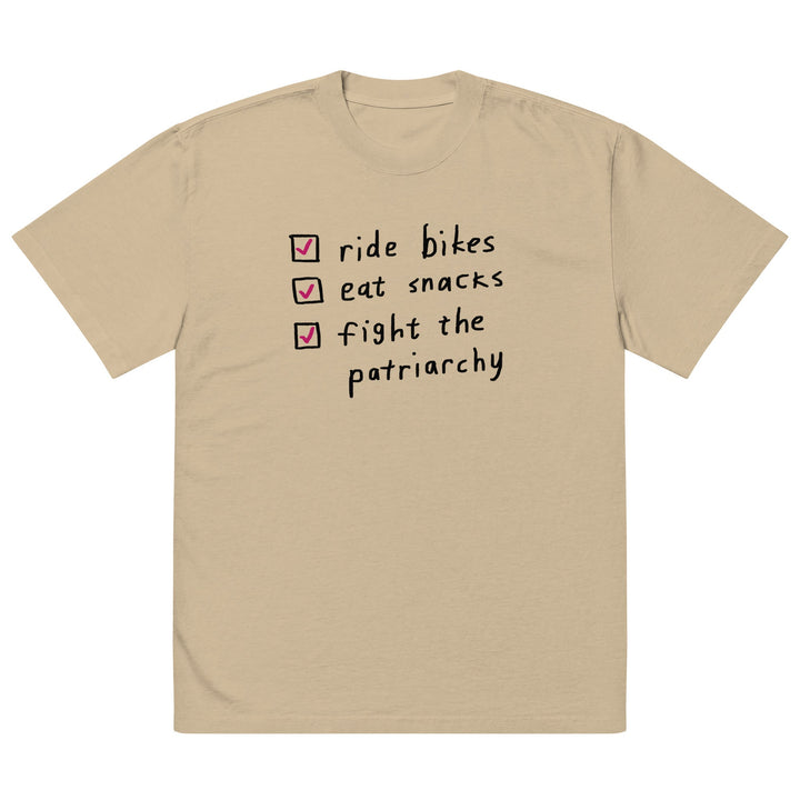 'The Checklist' Femmes Season Oversized Tee - The Fun Shop by Tegan