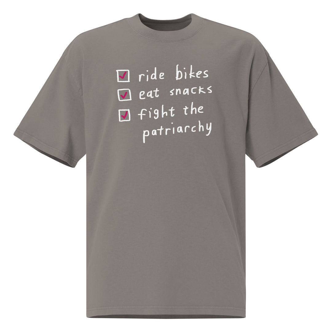 'The Checklist' Femmes Season Oversized Tee - The Fun Shop by Tegan