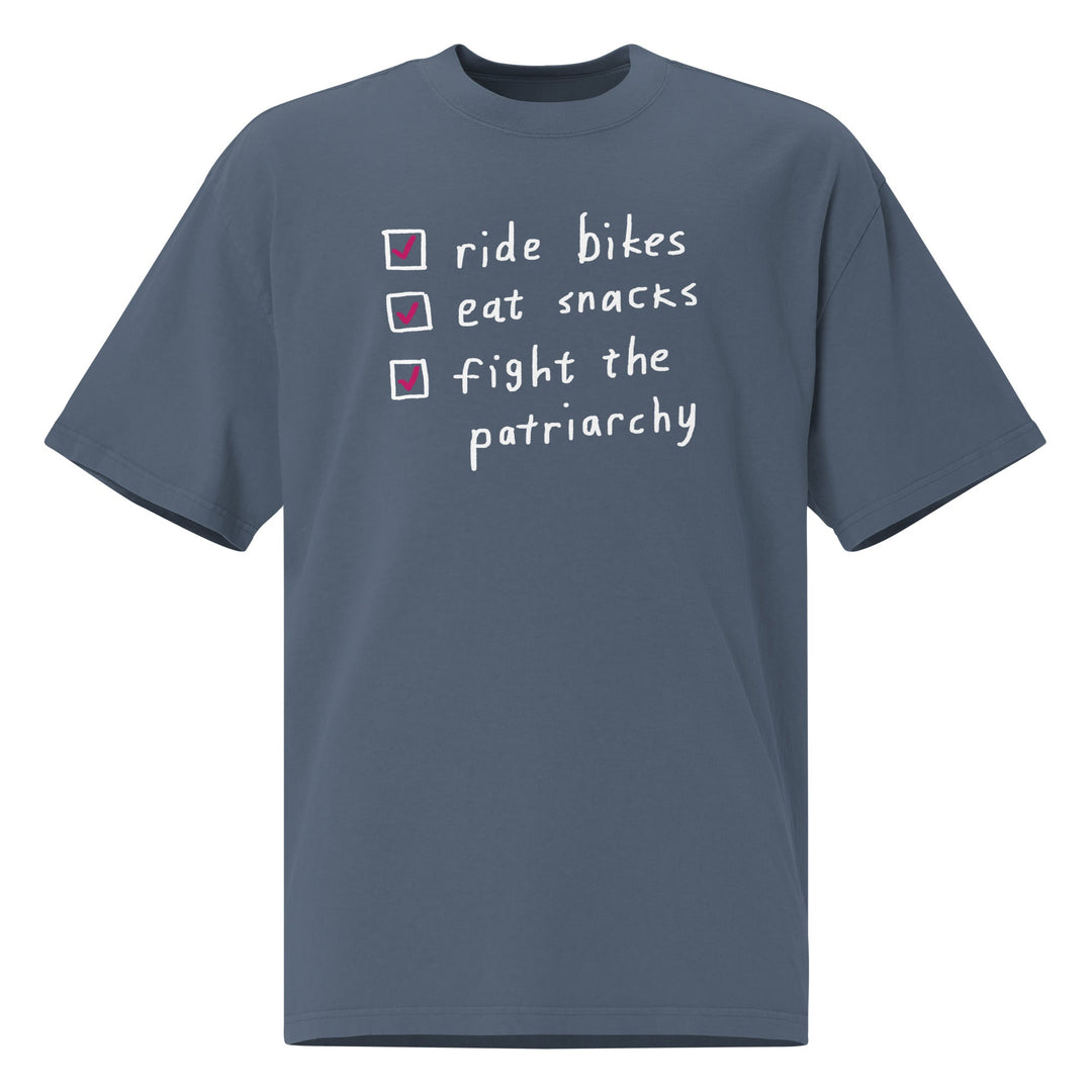 'The Checklist' Femmes Season Oversized Tee - The Fun Shop by Tegan
