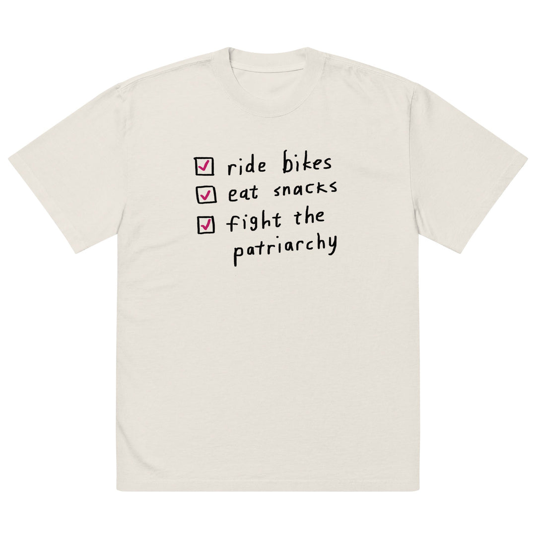 'The Checklist' Femmes Season Oversized Tee - The Fun Shop by Tegan