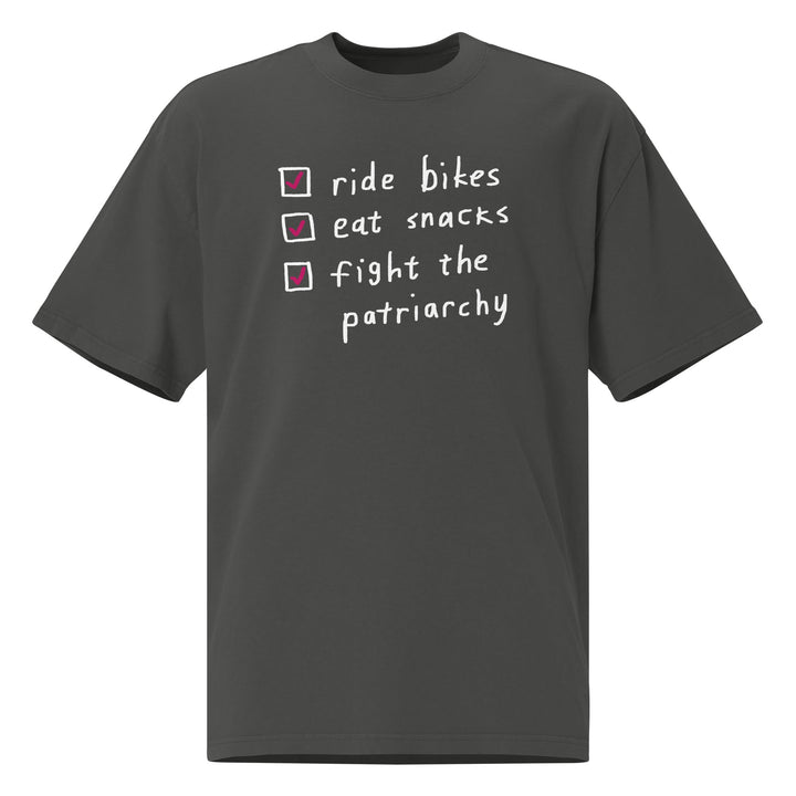 'The Checklist' Femmes Season Oversized Tee - The Fun Shop by Tegan