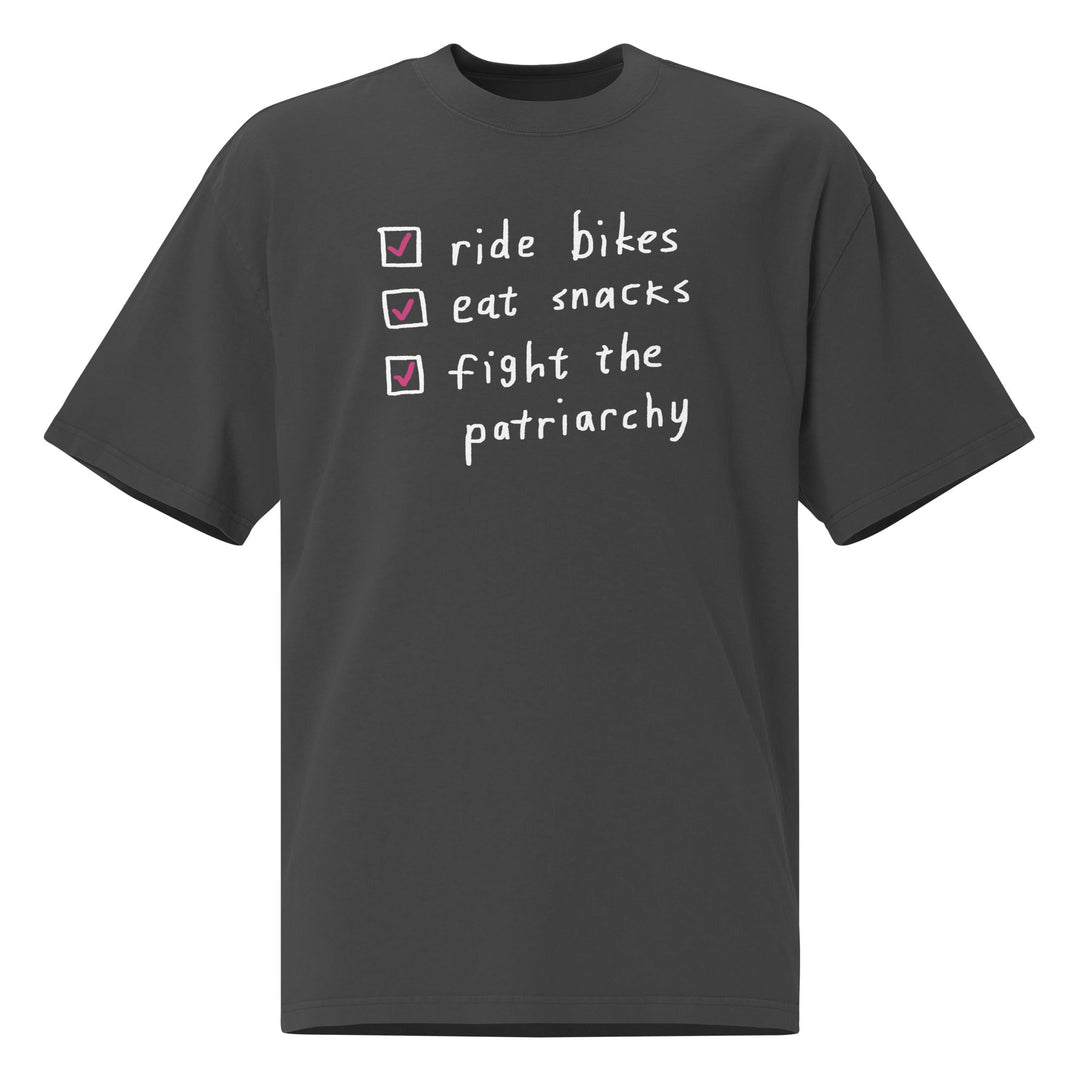 'The Checklist' Femmes Season Oversized Tee - The Fun Shop by Tegan