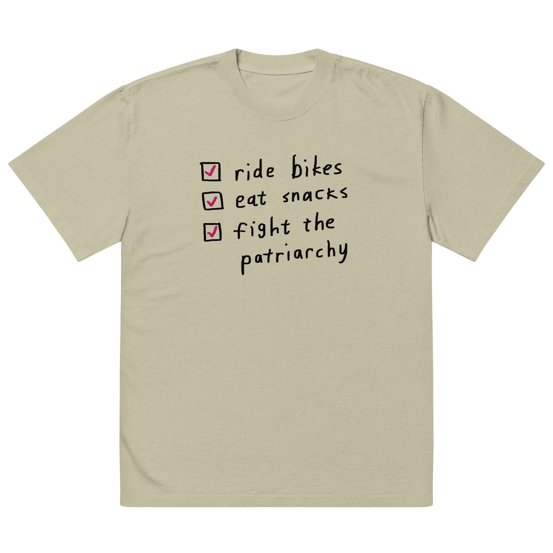 'The Checklist' Femmes Season Oversized Tee - The Fun Shop by Tegan