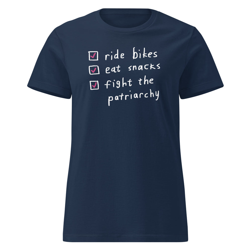 'The Checklist' Femmes Season Women’s Fitted Tee - The Fun Shop by Tegan