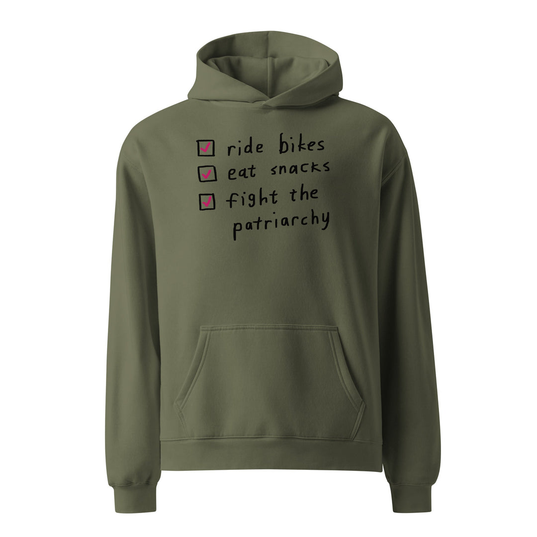 'The Checklist' Unisex oversized hoodie - The Fun Shop by Tegan