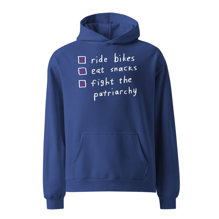 'The Checklist' Unisex oversized hoodie - The Fun Shop by Tegan
