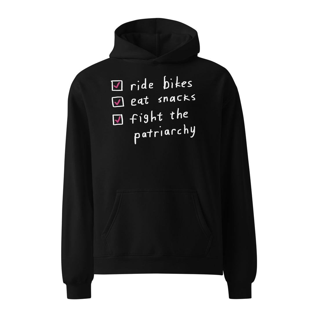 'The Checklist' Unisex oversized hoodie - The Fun Shop by Tegan