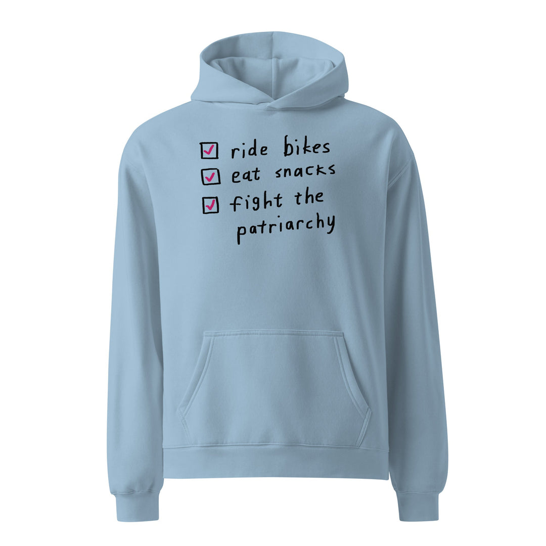 'The Checklist' Unisex oversized hoodie - The Fun Shop by Tegan