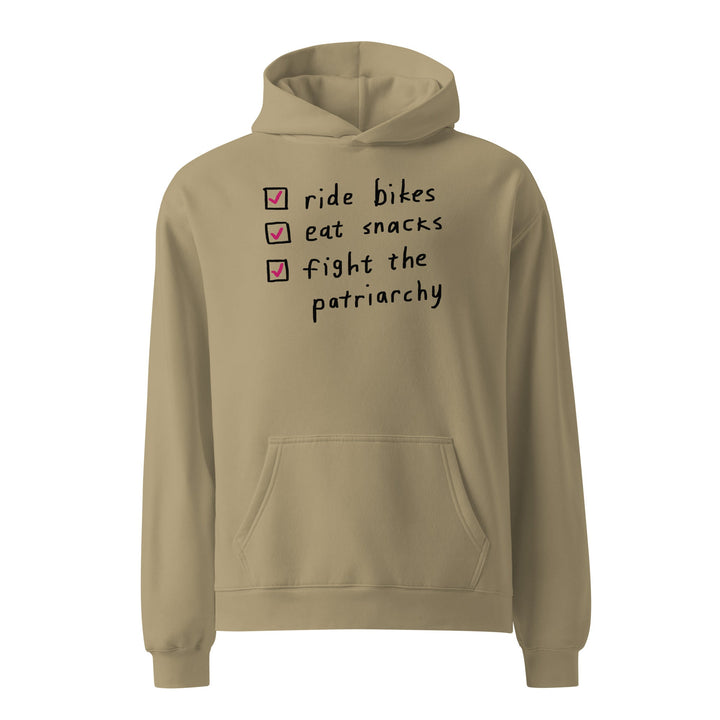 'The Checklist' Unisex oversized hoodie - The Fun Shop by Tegan
