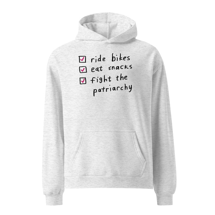'The Checklist' Unisex oversized hoodie - The Fun Shop by Tegan