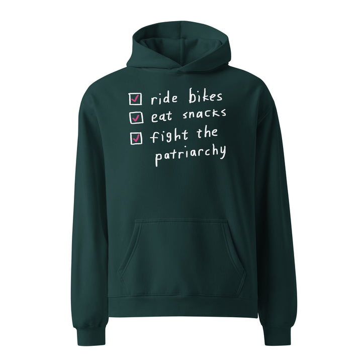 'The Checklist' Unisex oversized hoodie - The Fun Shop by Tegan