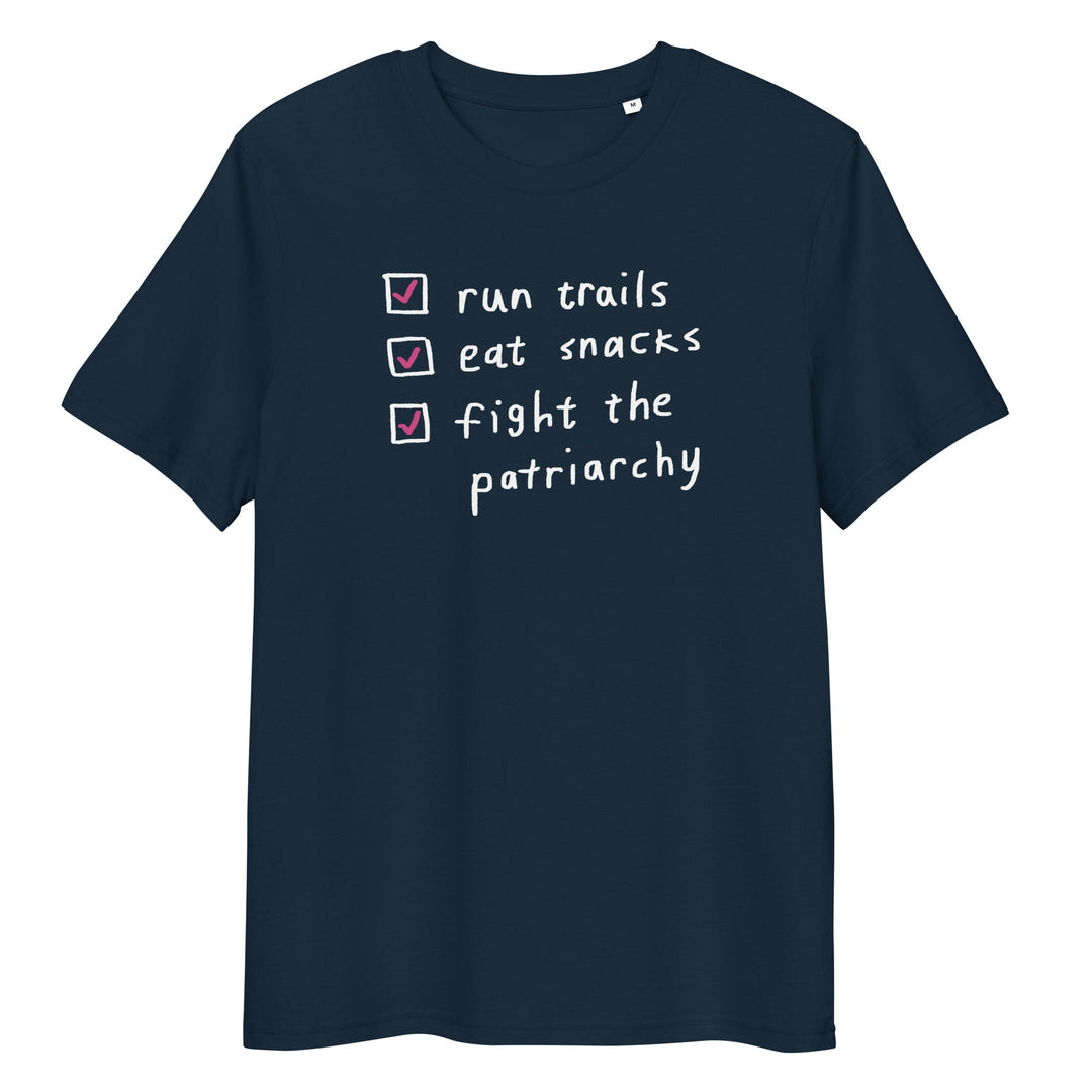 'The Running Checklist' Organic Cotton Tee - The Fun Shop by Tegan