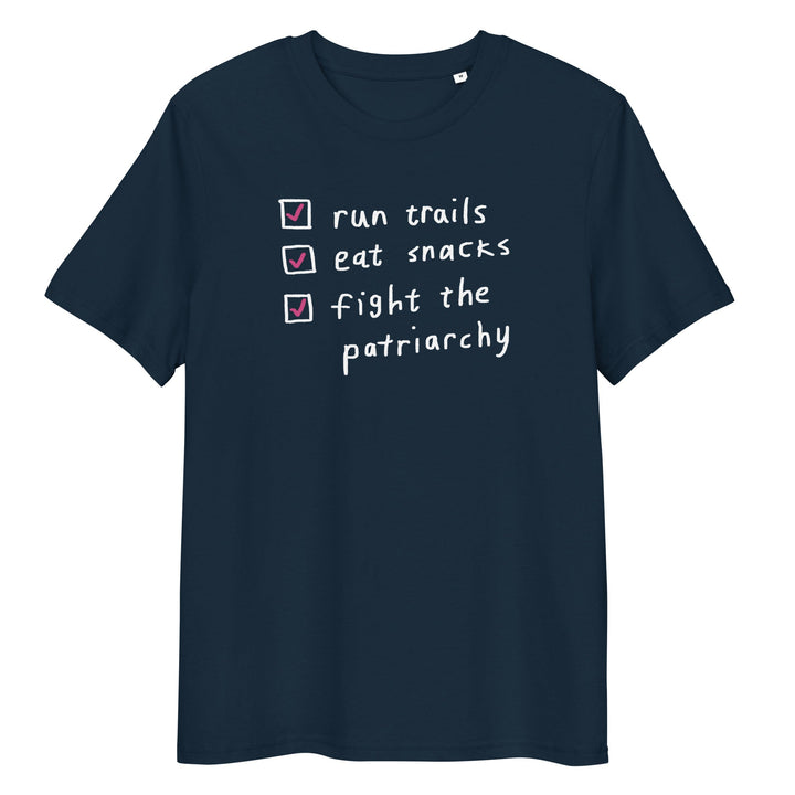'The Running Checklist' Organic Cotton Tee - The Fun Shop by Tegan