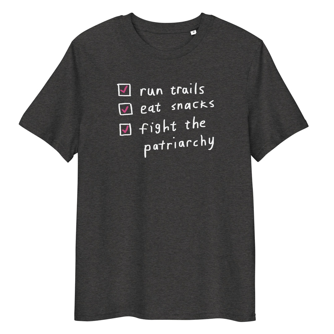 'The Running Checklist' Organic Cotton Tee - The Fun Shop by Tegan