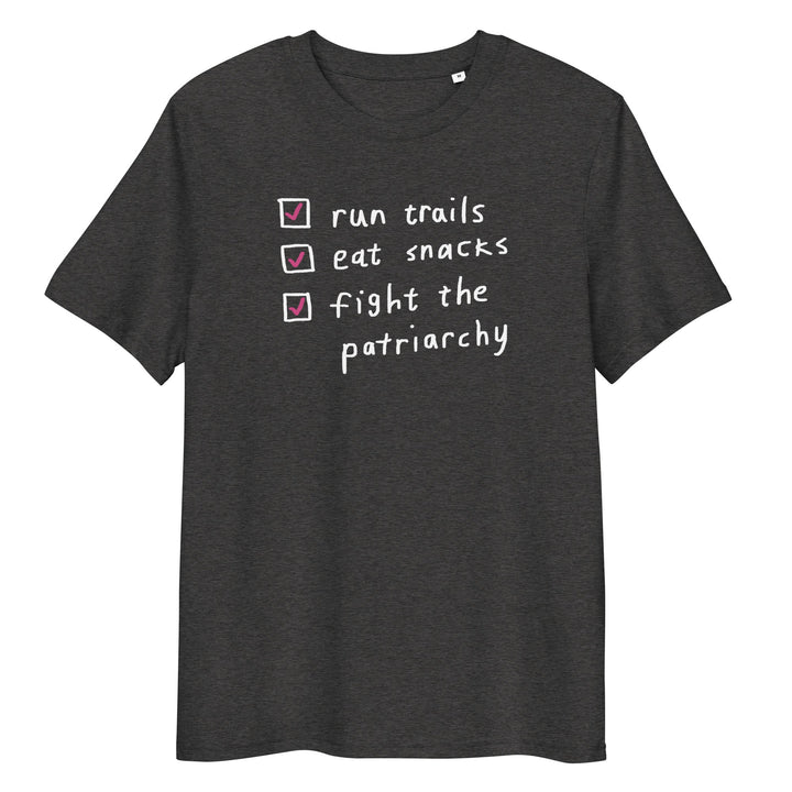 'The Running Checklist' Organic Cotton Tee - The Fun Shop by Tegan