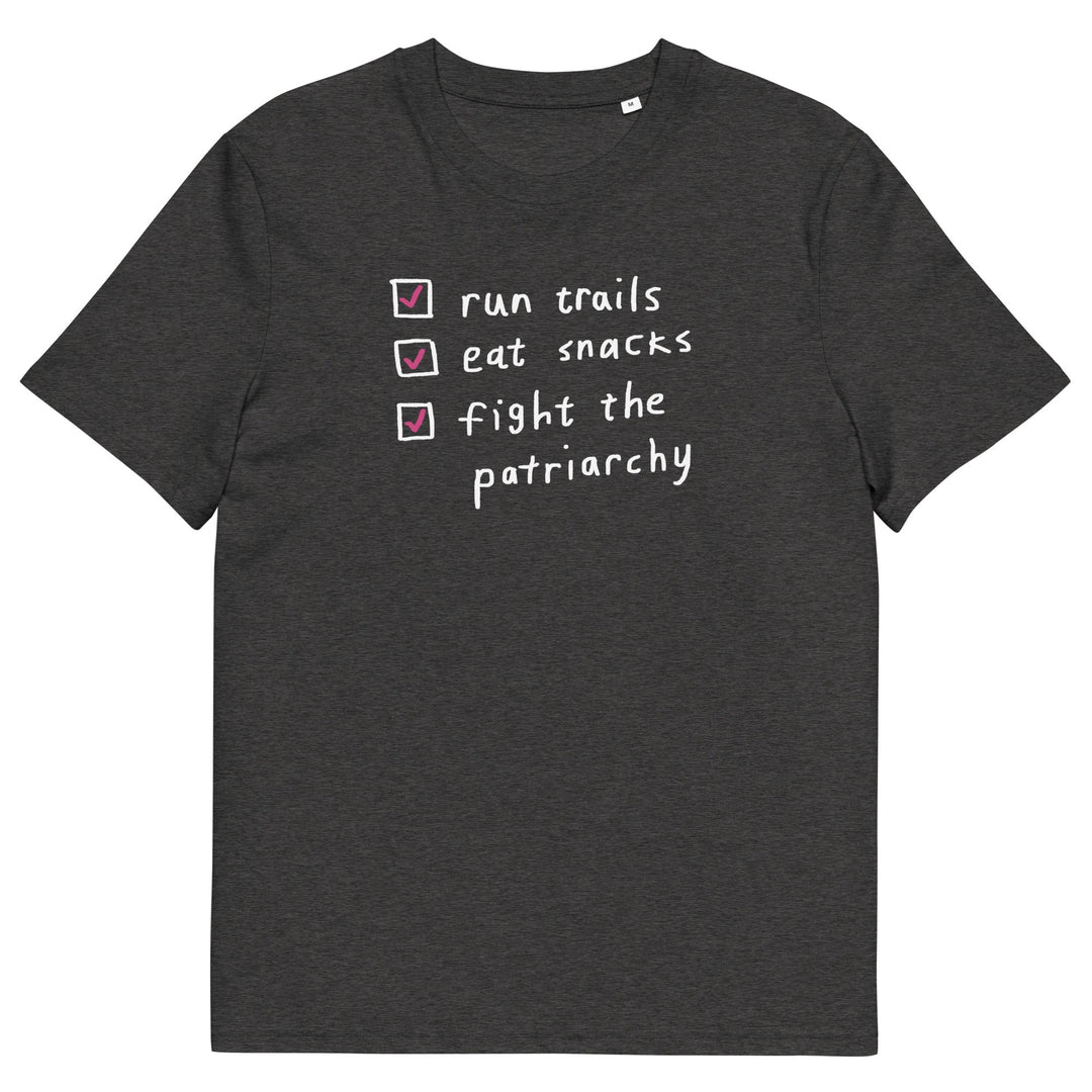 'The Running Checklist' Organic Cotton Tee - The Fun Shop by Tegan