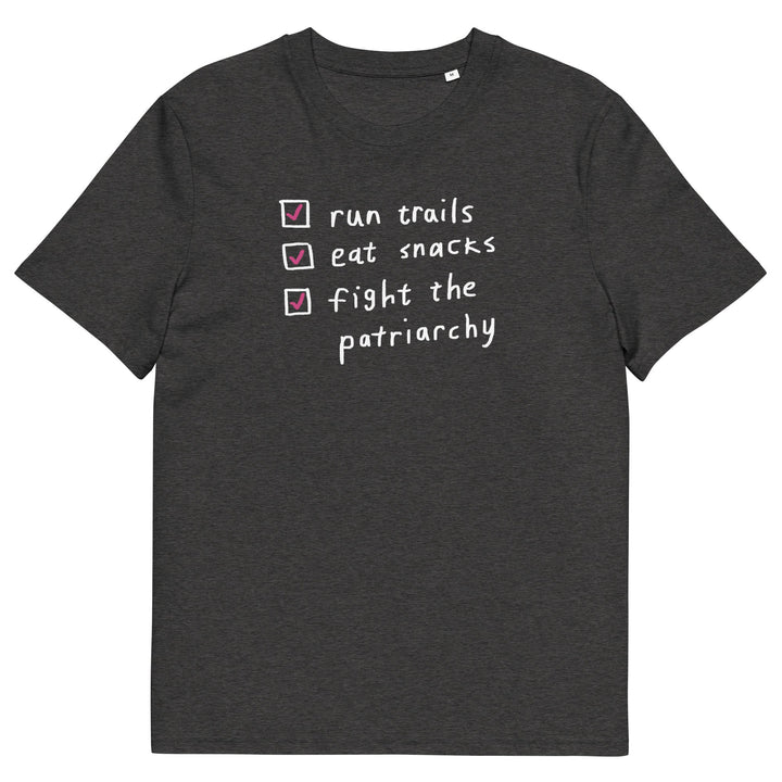 'The Running Checklist' Organic Cotton Tee - The Fun Shop by Tegan
