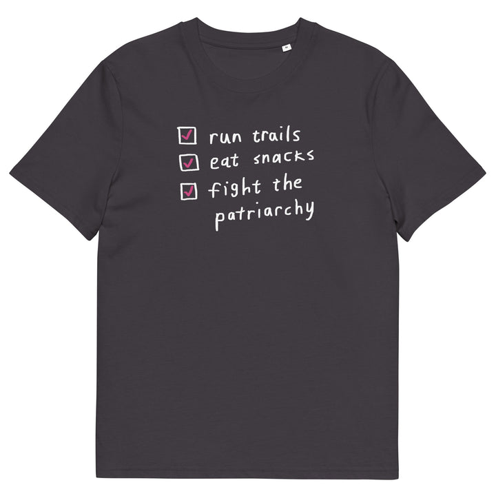 'The Running Checklist' Organic Cotton Tee - The Fun Shop by Tegan