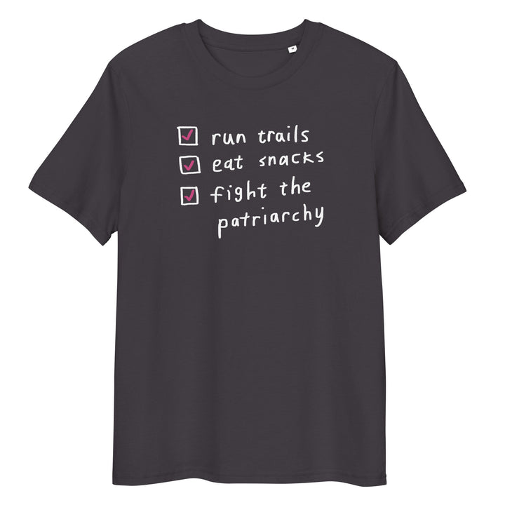 'The Running Checklist' Organic Cotton Tee - The Fun Shop by Tegan