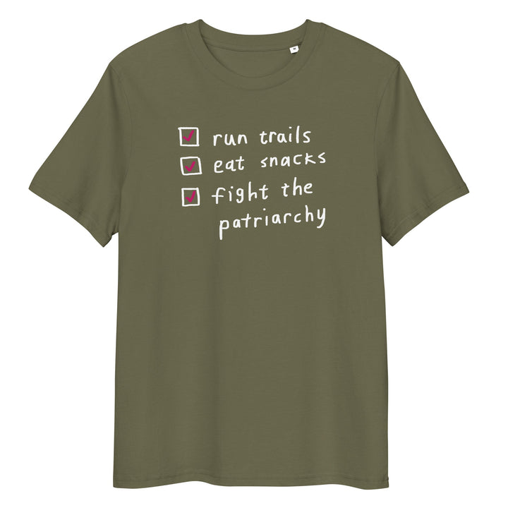 'The Running Checklist' Organic Cotton Tee - The Fun Shop by Tegan