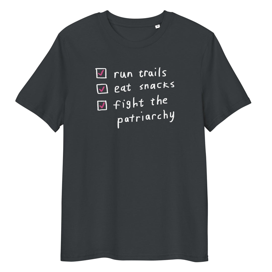 'The Running Checklist' Organic Cotton Tee - The Fun Shop by Tegan