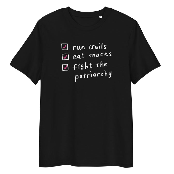'The Running Checklist' Organic Cotton Tee - The Fun Shop by Tegan