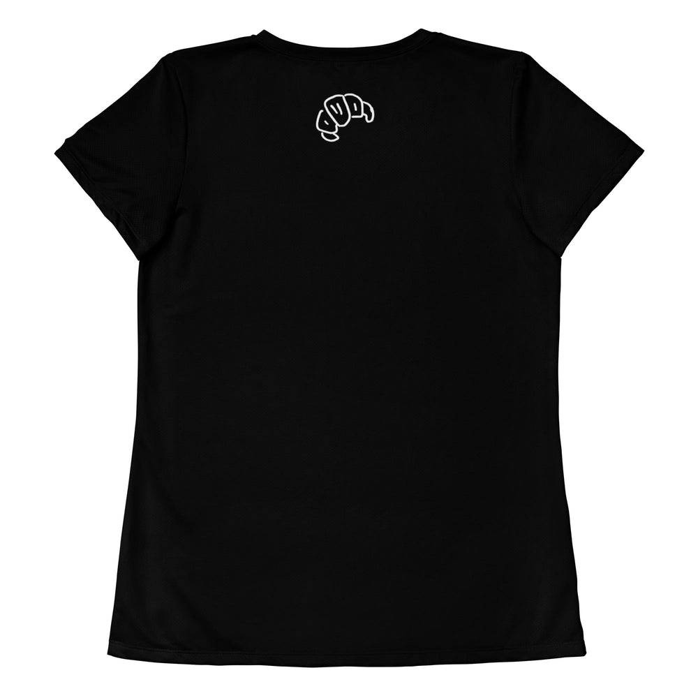 'The Running Checklist' Women's Sports Tee (Black) - The Fun Shop by Tegan
