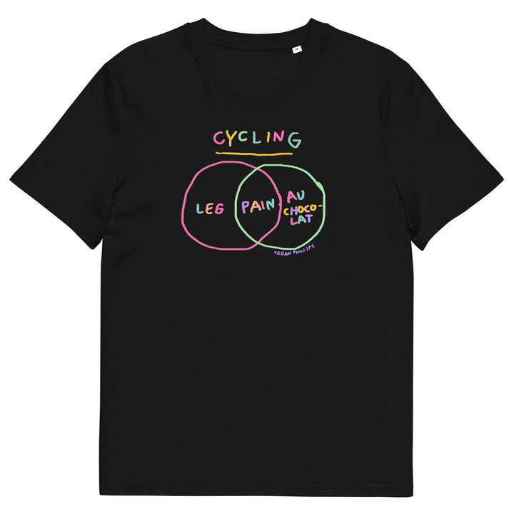 'Venn in Pain' Tri-colour Femmes Season Unisex Organic Cotton Tee